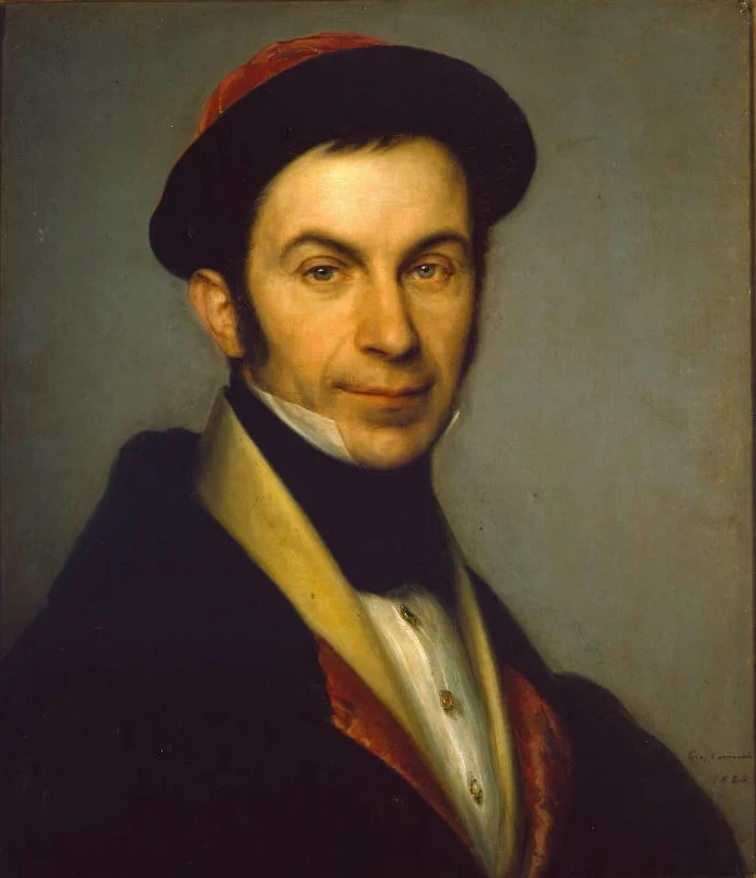 Giovanni Carnovali - Ritratto del conte Guglielmo Lochis, Accademia Carrara, Bergamo